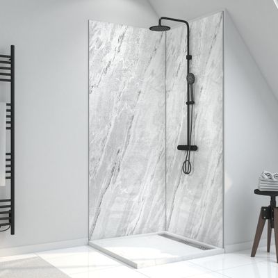 Panneau mural de douche 90x210 cm Artic Storm - AURLANE