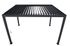 Pergola bioclimatique manuelle 3x4m structure aluminium ventelles acier
