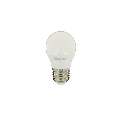 Ampoule LED sphérique E27 opaque 5W = 470 lumens blanc chaud - XANLITE