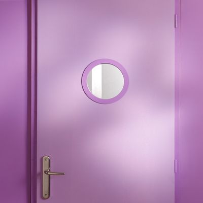 Hublot de porte MDF rond diamètre 25 cm MOTTEZ