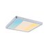 Plafonnier LED salle de bain IP44 1160 lumens lumière blanc variable 19x19cm Chrome - Atria Shine PAULMANN