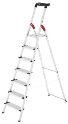 Escabeau 7 marches ProfiStep XXL aluminium - HAILO