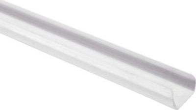Cache rainure pour poteau de clôture PVC blanc - L.2,40 x H.30 mm - MOREY