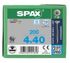 Vis inox tête fraisée T-star 4 x 40 mm par 200 SPAX