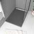 Receveur de douche 80x120 cm acrylique anthracite Pedra - AURLANE