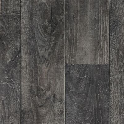 Sol PVC décor bois anthracite PRIMETEX rouleau de 4m vendu au m² GERFLOR