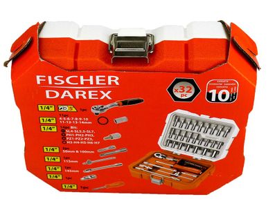 Coffret de serrage de 32 pièces FISCHER DAREX