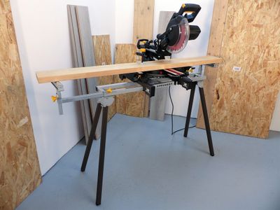 Support de scie onglet pliable longueur 1000 à 2500 mm PEUGEOT