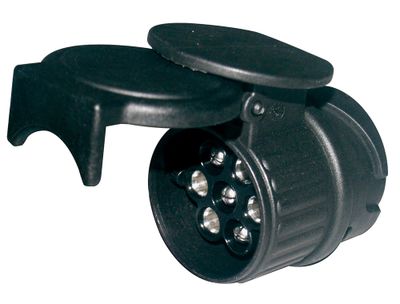 Adaptateur avec clapet 12 V mâle 13 plots femelle 7 plots - ABTECH