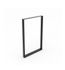 Pied de table XL cadre 850 x 590 X 60 mm métal noir REI