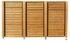 Panneau brise vue persienne avec ventelles mobiles en bois traité L 100 x H 200 cm, Livraison à domicile incluse - HABRITA