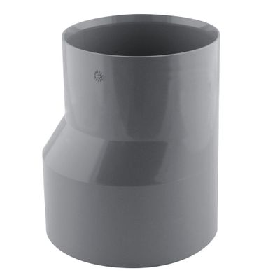 Réduction excentrée PVC évacuation mâle/femelle Ø125x100 - FITT
