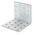 Equerre d'assemblage multi-trous galvanisé 80 x 80 x 80 mm