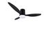 Ventilateur de plafond avec lumière LED + télécommande Noir Ø132cm - Göteborg REALITY