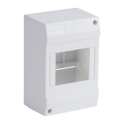 Mini tableau électrique nu 1 rangée 4 modules DEBFLEX