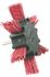 Brosse éventail nylon diamètre 100 mm TIVOLY