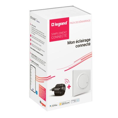 Pack de démarrage éclairage connecté Blanc - Dooxie with Netatmo LEGRAND
