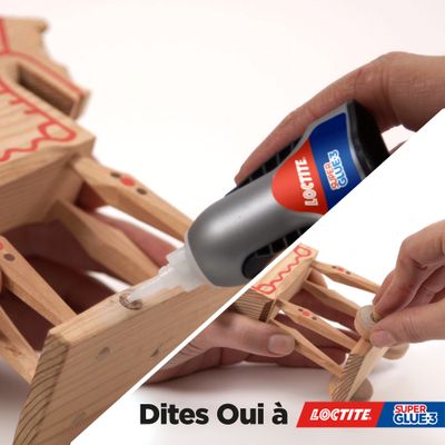 Colle de réparation Super Glue-3 Control Multi-matériaux liquide tube 3 g - LOCTITE