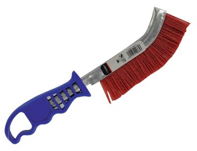 Brosse de ponçage manche ergonomique nylon rouge TIVOLY