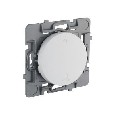 Interrupteur VMC 2 vitesses blanc Casual Evo - DEBFLEX