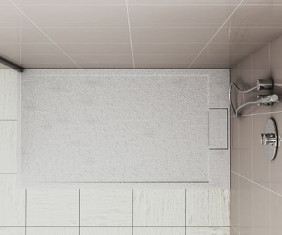 Receveur de douche 90x160 cm résine blanc mat Island - OCEA