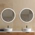 Miroir LED diamètre 80 cm BISHOP 2 - MP GLASS