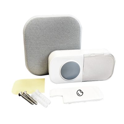 Sonnette sans fil à brancher 150m Cardinalis - TIBELEC