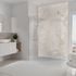 Panneau mural de douche 150x255 cm marbre greige DécoDesign Softtouch - SCHULTE