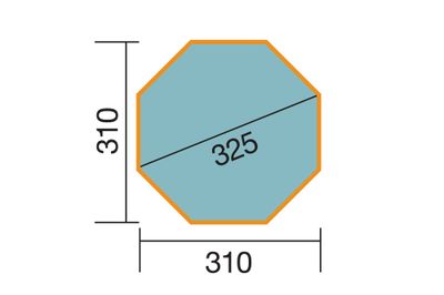 Piscine hors sol ronde bois massif Ø 325 cm  104 x 157 cm hauteur 116 cm, Livraison à domicile incluse - WEKA