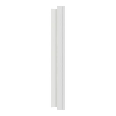 Plaque de finition 1 poste Odace 2025 Métal  effet céramique blanc / blanc - SCHNEIDER ELECTRIC