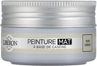 Peinture meuble bois à la caséine mat soie grège 75 ml LIBERON