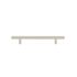 Poignée de meuble cylindrique inox greige mat entraxe 128 mm par 4 REI