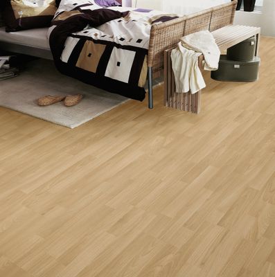 Sol stratifié bois hêtre ép 6 mm 19,5 x 128,5 cm AC3 paquet de 3,010 m² AJ TIMBER