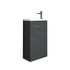 Lave-mains de salle de bains Lena 70 x 40 x 22 cm MDF gris