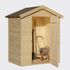 Abri de jardin en bois naturel Arosa - Ép.16 mm - 2 m² intérieur - WHITE WOOD