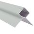 Profilé d'angle sortant alu bardage Hardie Plank brume - longueur 3000 mm - JAMES HARDIE
