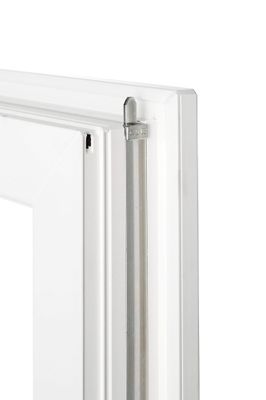 Fenêtre PVC 1 vantail hauteur 75 x largeur 80 cm tirant droit