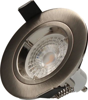 Spot LED encastrable GU10 lumière blanc neutre Acier - Saphyr ARLUX