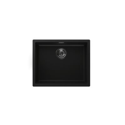 Evier de cuisine composite noir 55x45 cm 1 bac - NORD INOX