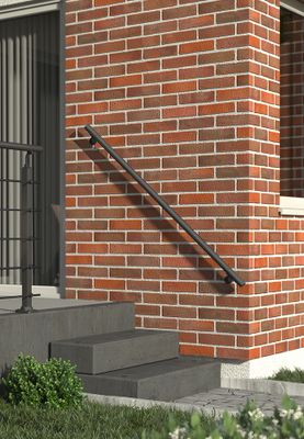 Main courante - Aluminium thermolaqué RAL 9005 - L 2,00 m - SOGEM