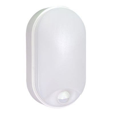 Hublot LED détecteur de mouvements Aludra blanc IP65 1200 lumens blanc variable - TIBELEC