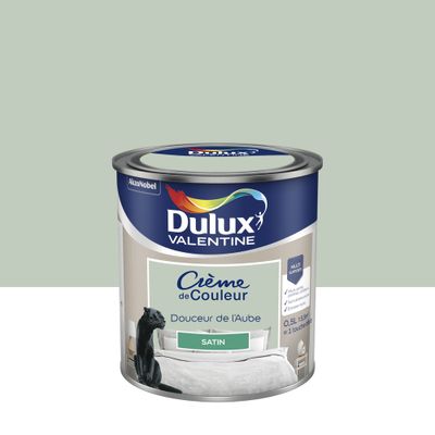 Peinture Crème de Couleur Douceur de l'Aube satin 0,5 L - DULUX VALENTINE