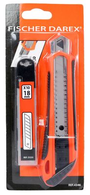 Cutter 18 mm avec 10 lames FISCHER DAREX