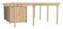 Carport -  607 - 316 x 115 cm - remise intégrée 6,50 m² Livraison gratuite domicile WEKA