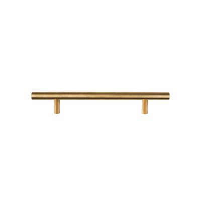 Poignée de meuble cylindrique inox laiton entraxe 128 mm REI