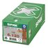 Vis tête disque Torx 6 x 120 mm par 100 SPAX