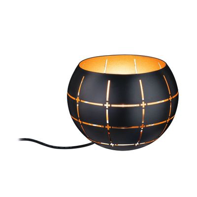 Lanterne lumineuse extérieur LED Link+Light noir et doré IP44 50 lumens blanc chaud - PAULMANN