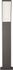 Borne extérieur LED 60cm Curve anthracite IP44 1000 lumens blanc chaud - ARLUX