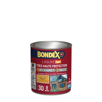 Lasure très haute protection 8 ans chêne clair 1 L - BONDEX