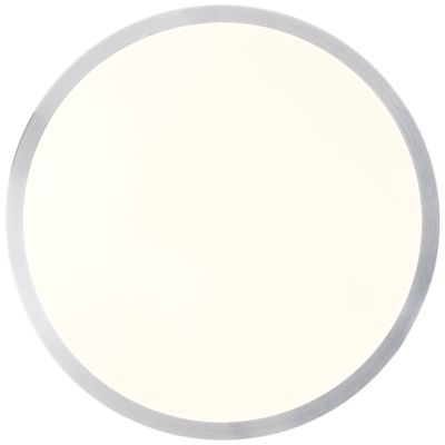 Plafonnier LED intégrée Livius rond blanc Ø33cm 2400 lumens BRELIGHT